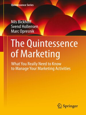 cover image of The Quintessence of Marketing